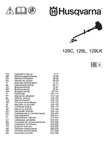 Руководство по эксплуатации (2018) для Husqvarna 129C, 129L и 129LK