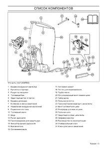 Составные части Husqvarna 535FBX